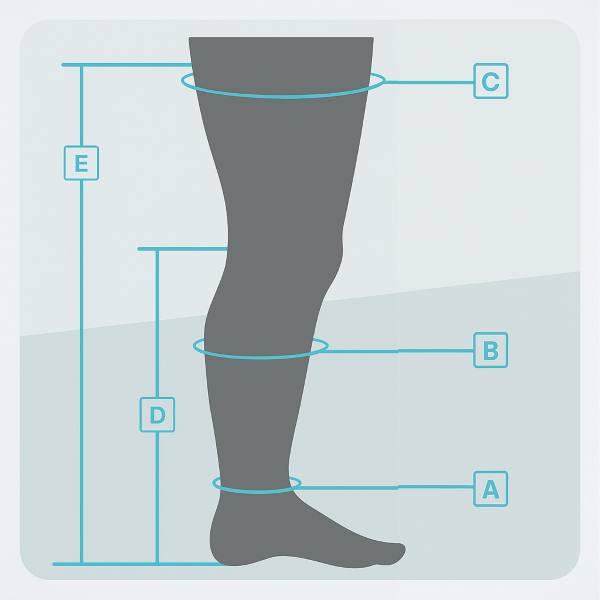 mesure bas de contention